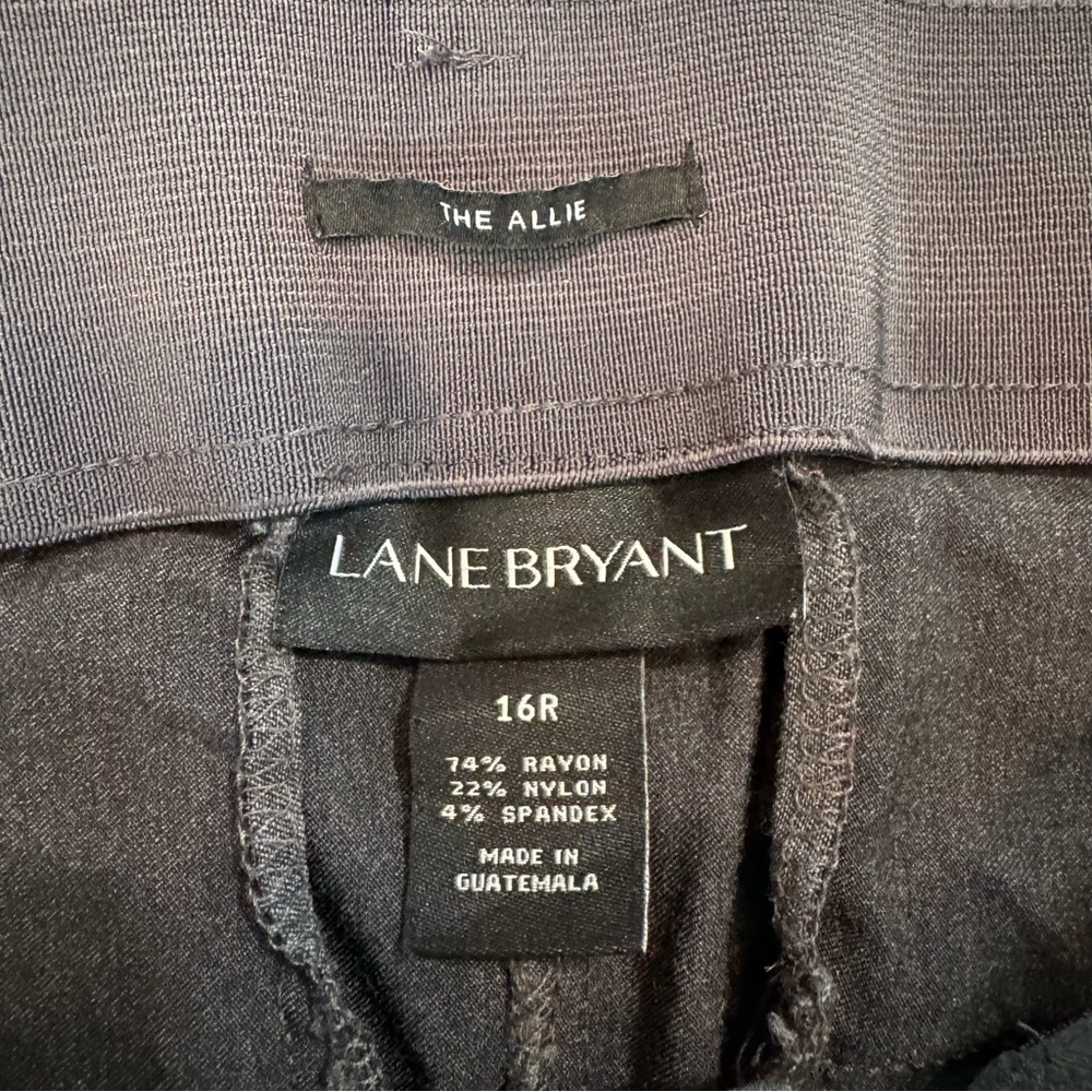 ❤️3/$30 Lane Bryant The Allie Gray Straight Leg Dress Pants Plus Size 16 - Picture 11 of 11